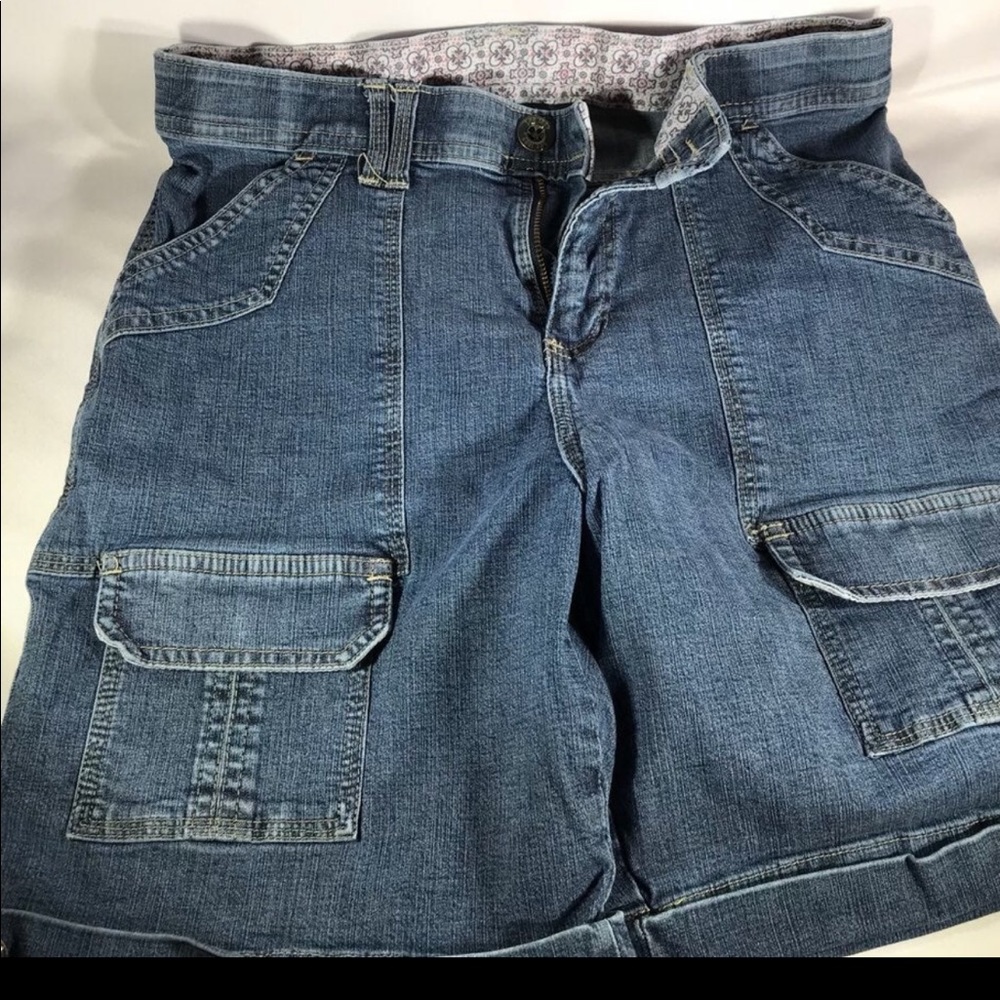 🔥BOGO❤️Lee Jeans Stretch Jean Shorts Size 8